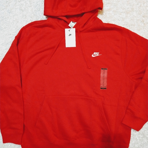 Nike Other - Nike Hoodie Sweatshirt Red and White Men's 2XL NWT